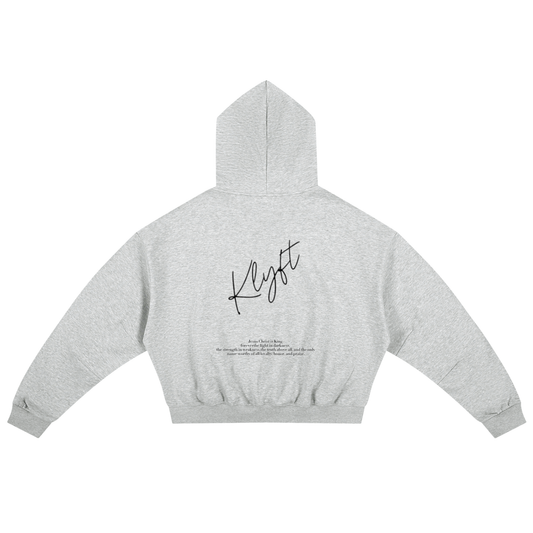 Essential Boxy Darted Sleeve Hoodie