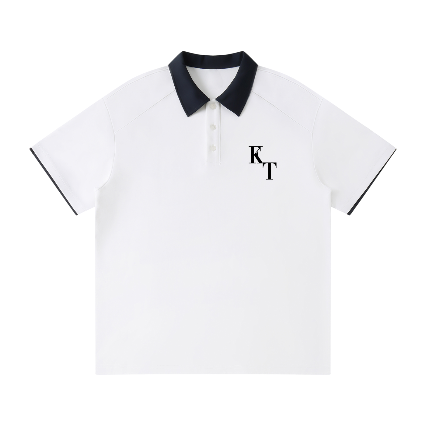 Collar Raglan Polo Shirt