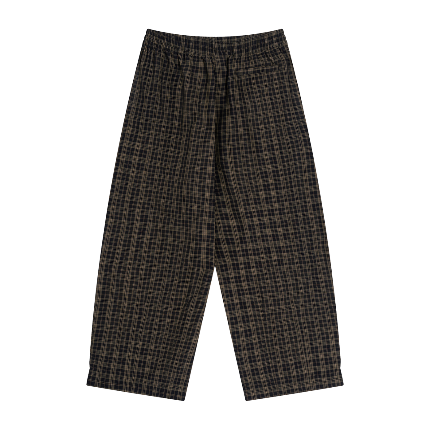 Plaid Wide Pajama Pants