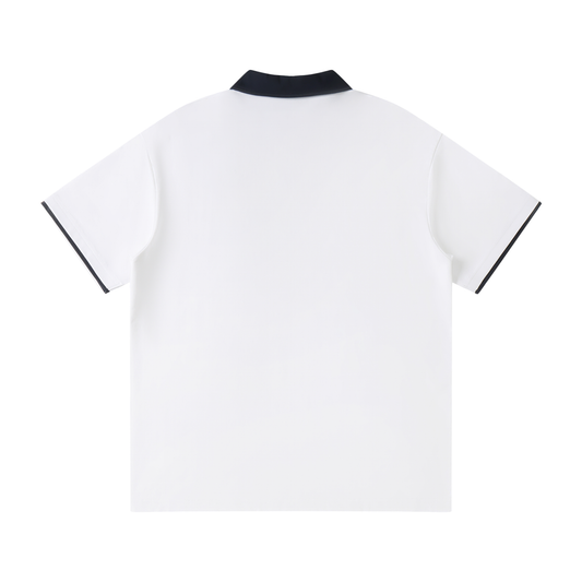 Collar Raglan Polo Shirt