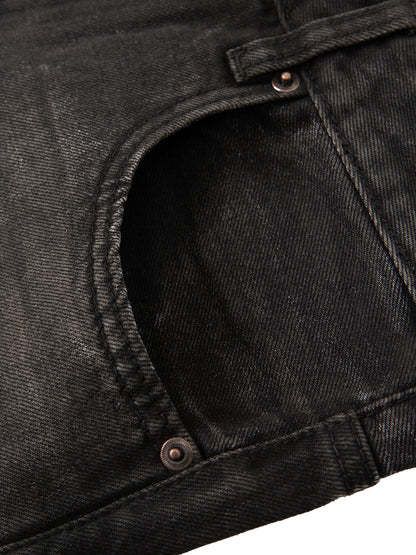 Vintage Wash Heavyweight Denim Jeans