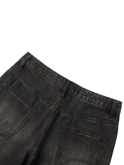 Vintage Wash Heavyweight Denim Jeans